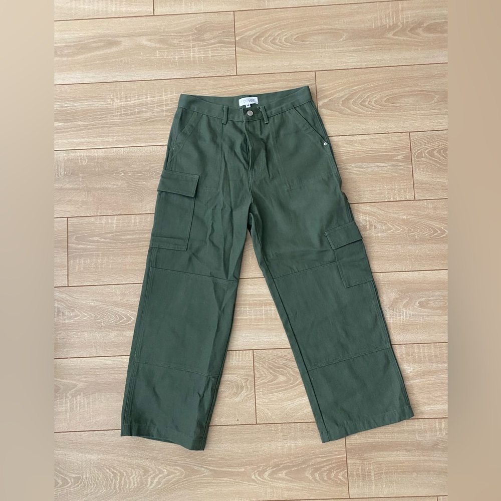 Green ecovibe carpenter pants